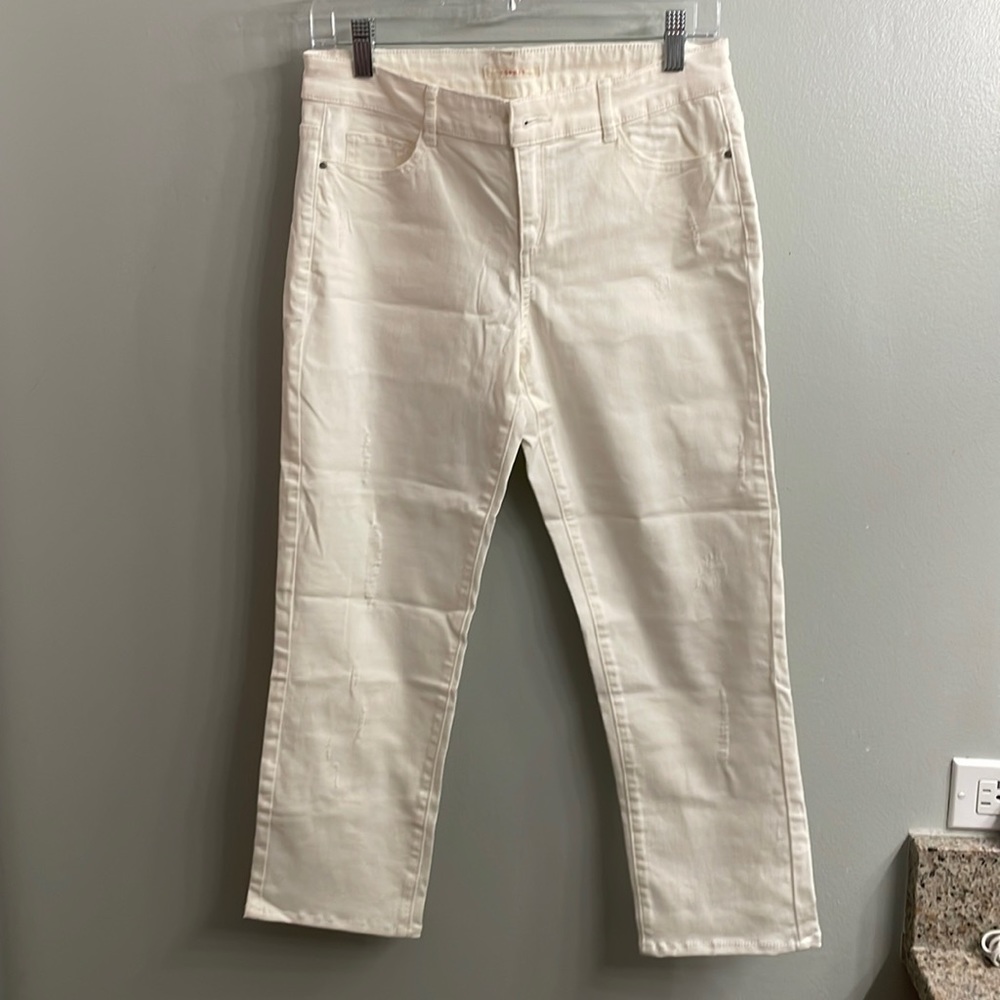 NEW Esprit white summer crop jeans